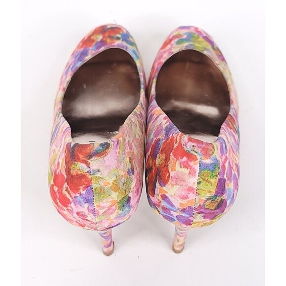 Madden Girl Getta Womens Size 9.5 Multicolor Stiletto Pump Heels Slip On Shoes - Picture 10 of 11